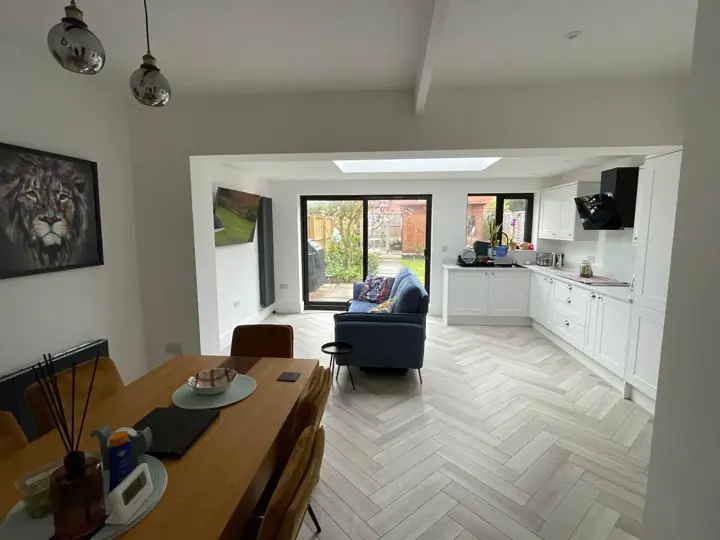Broughton Building Company finished kitchen and living area details photo 3