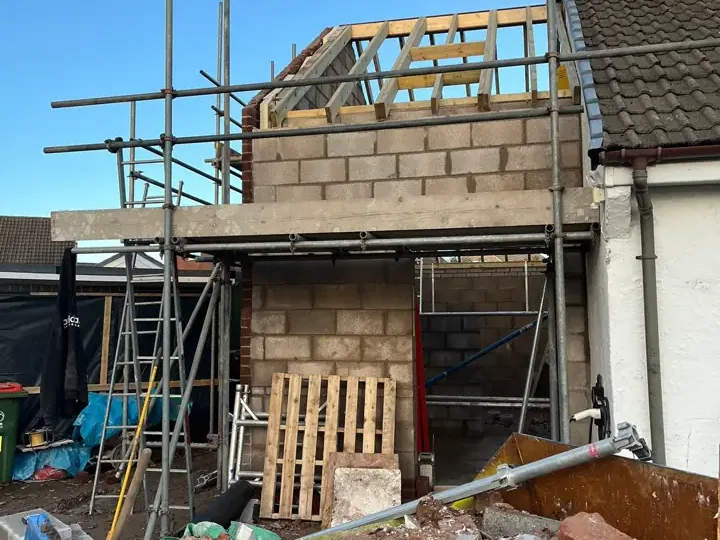 Broughton Building Company timber roof structure and exterior detailing photo 1