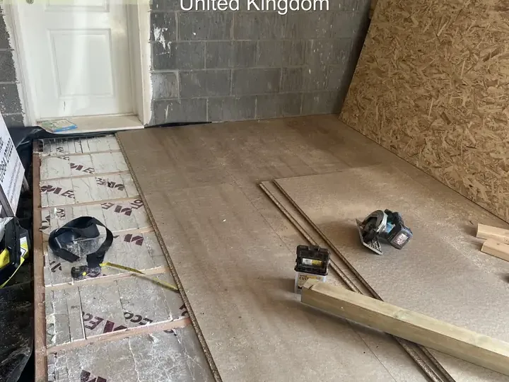 Broughton Building Company floor preparation and exterior build detail photo 2