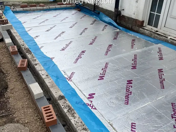 Broughton Building Company floor preparation and exterior build detail photo 4
