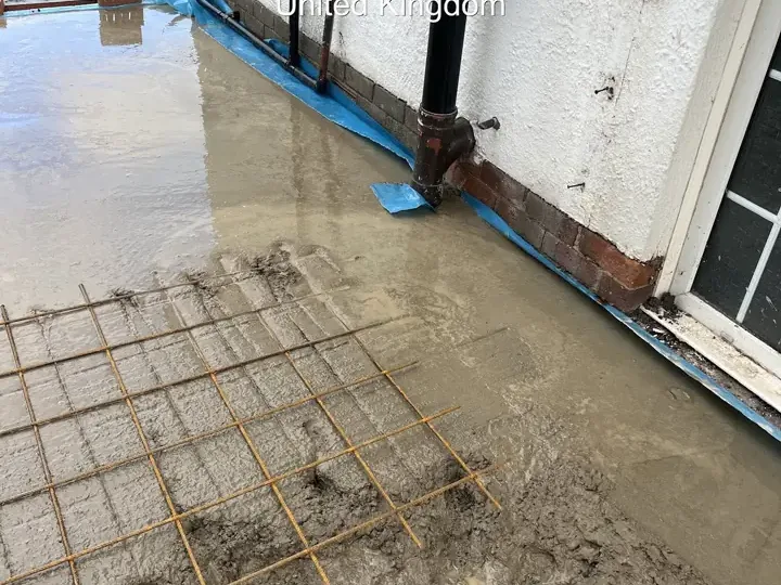 Broughton Building Company floor preparation and exterior build detail photo 5
