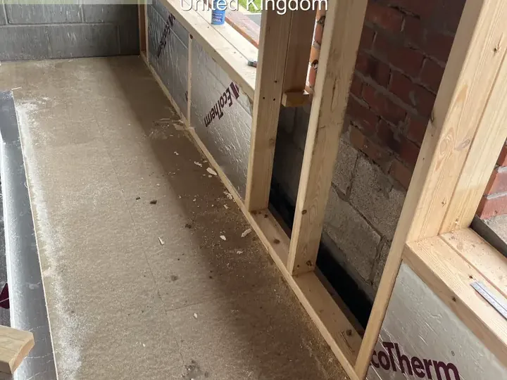 Broughton Building Company floor insulation and internal construction detail photo 3