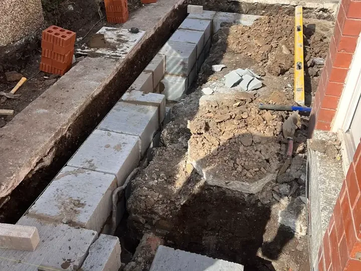 Broughton Building Company structural steel alteration and support work photo 1