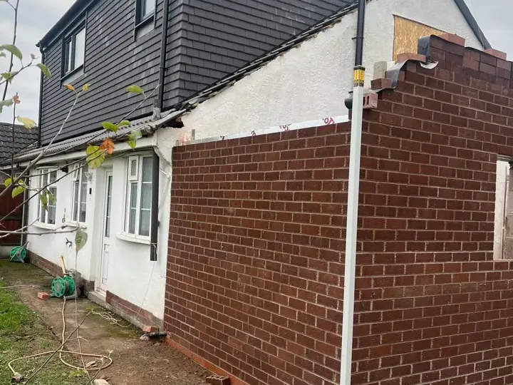 Broughton Building Company additional brickwork, base preparation and kitchen finish photo 4